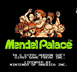 Mendel Palace Title Screen